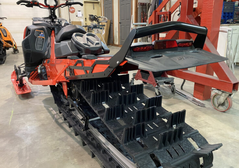 Lynx Shredder rear snowmobile bumpers—Custom built in Canada